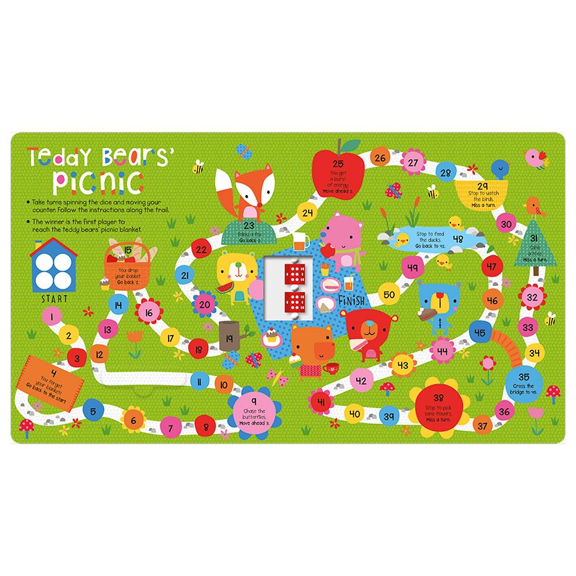 Spin And Play: Counting Games Board book