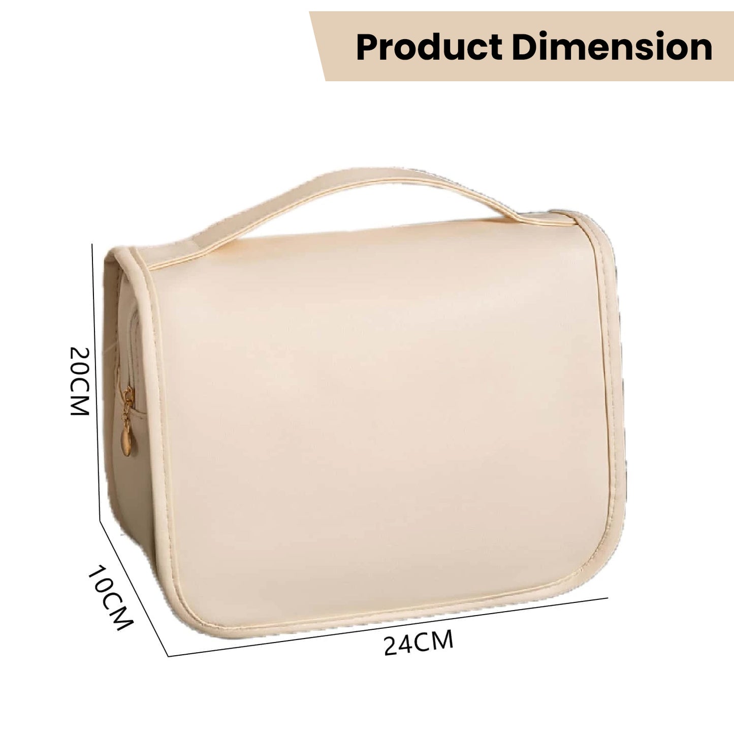 Transparent Portable Cosmetic Bag