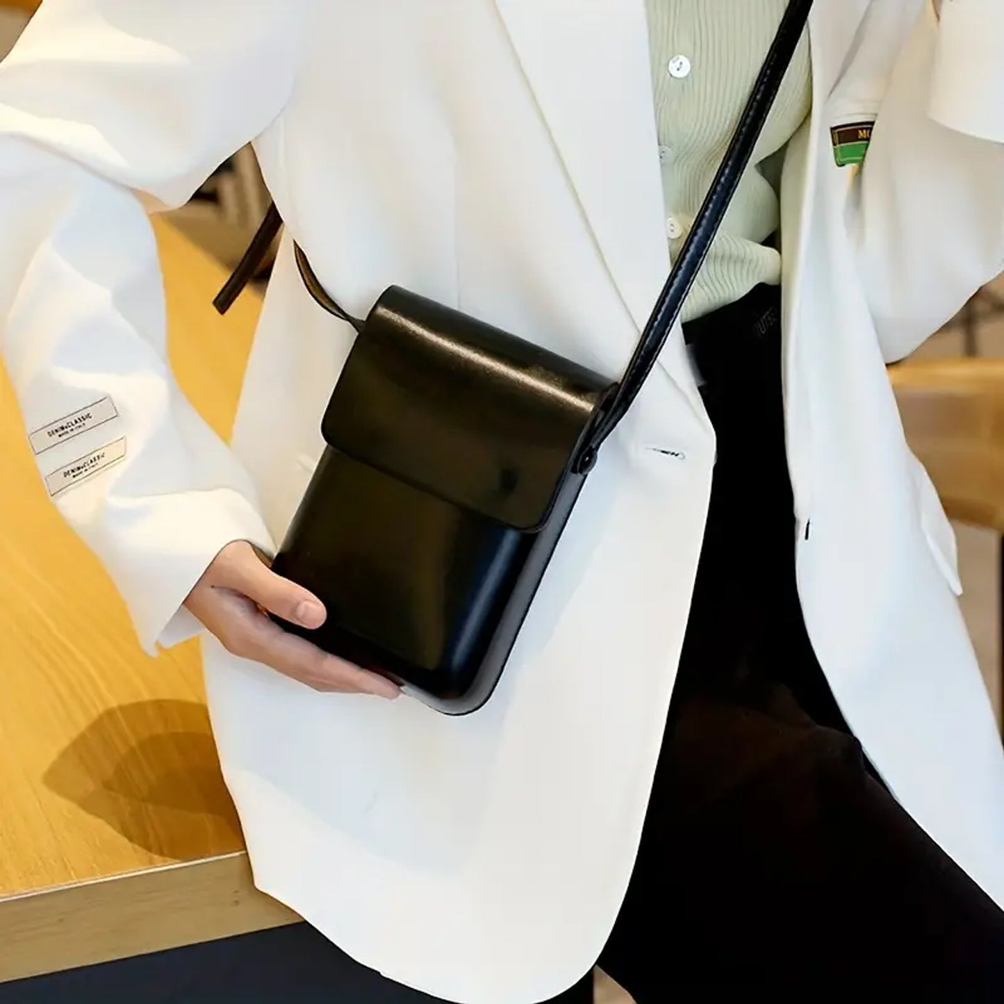 Minimalist Flap Square Bag