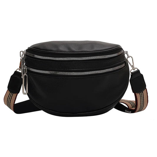 Fashionable Crossbody Saddle Bag