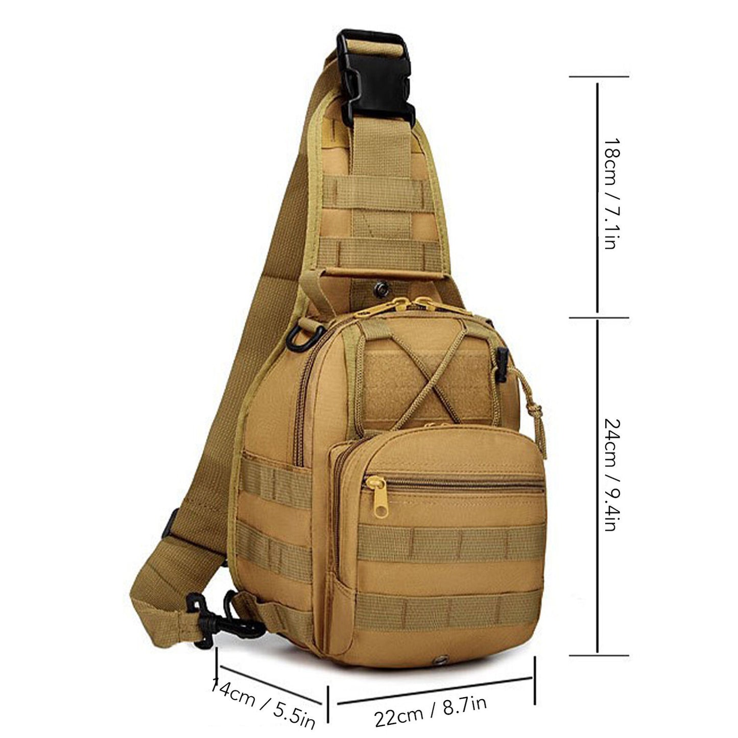 Tactical Crossbody Sling Bag