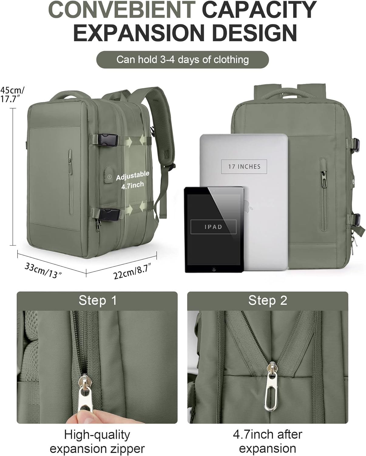Large Laptop Travel Backpack