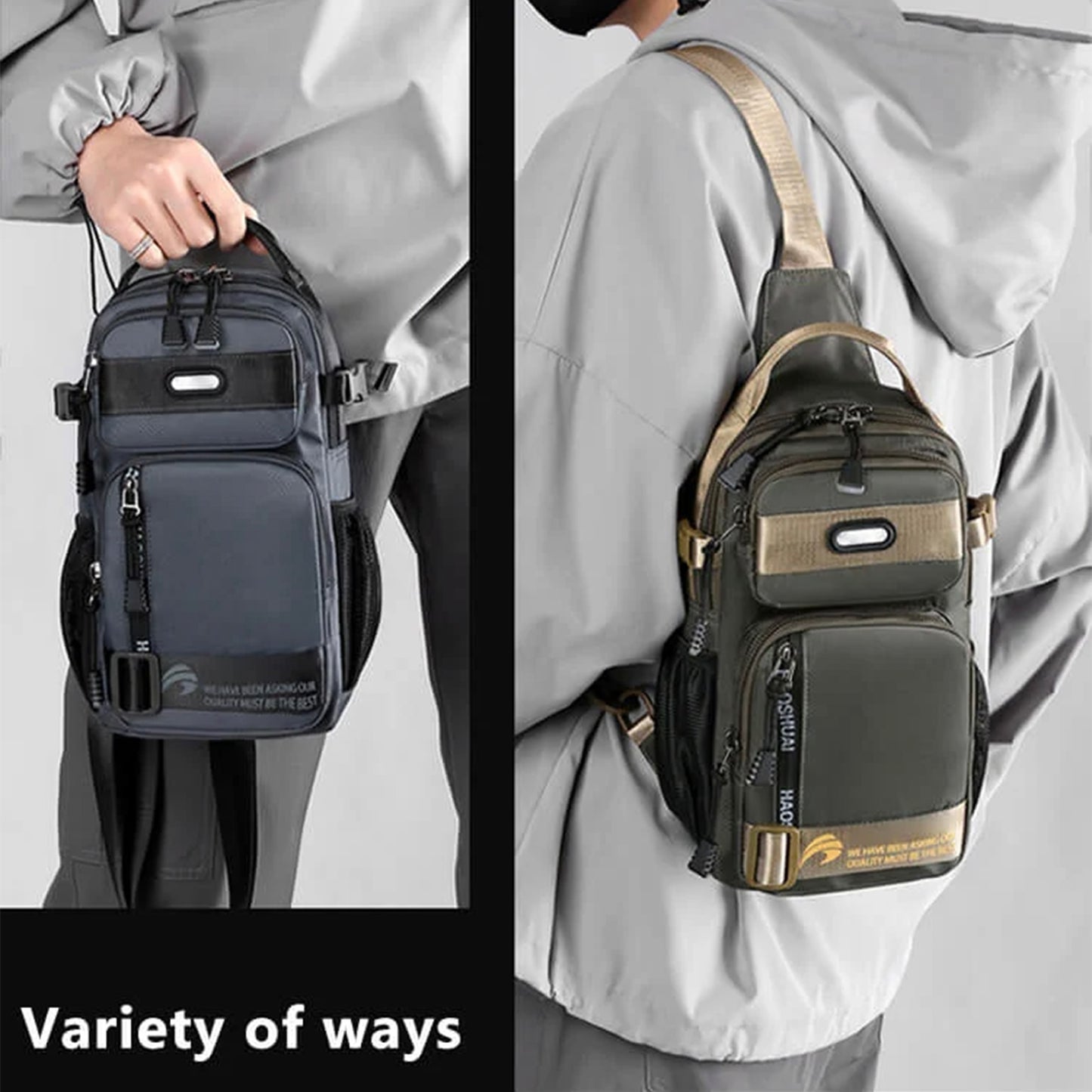 Resilient Durable Large Capacity Crossbody