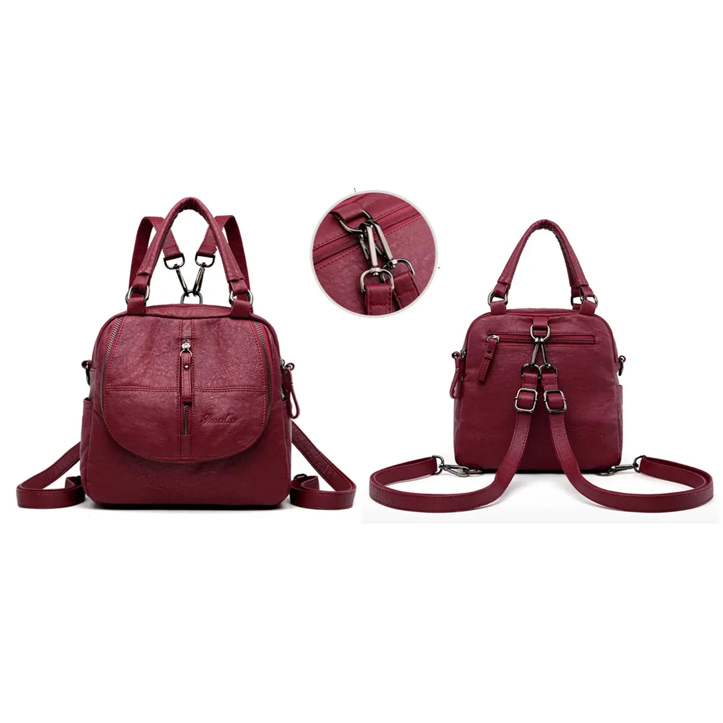 Strap & Style Mini Marvel Vegan Leather Bagpack