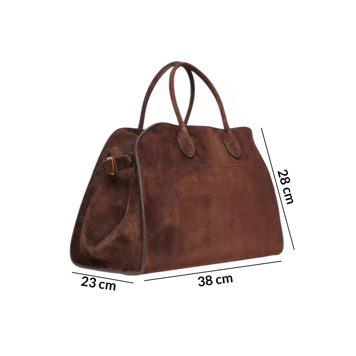 Italian Suede Large Capacity Minimalist Handbag