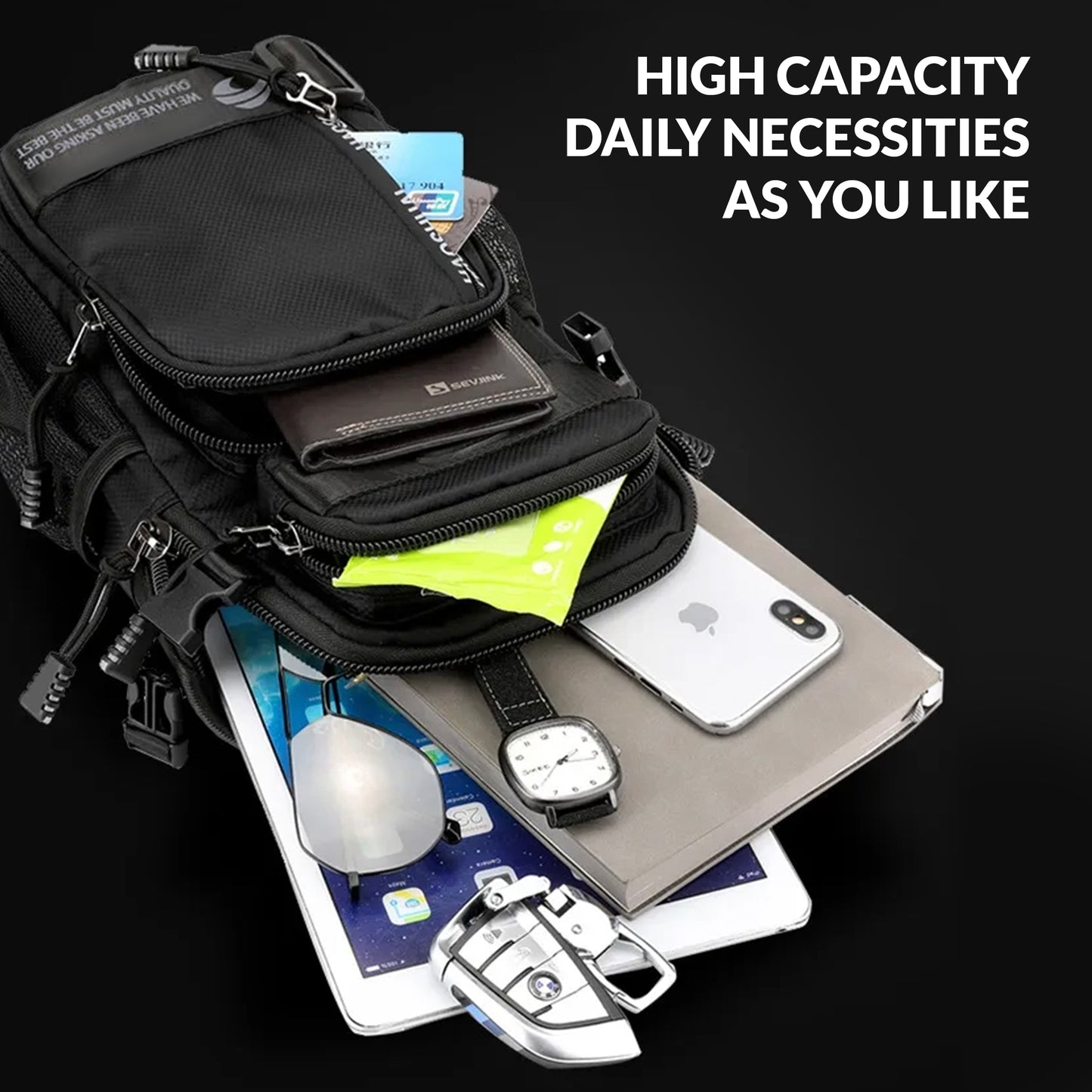 Resilient Durable Large Capacity Crossbody