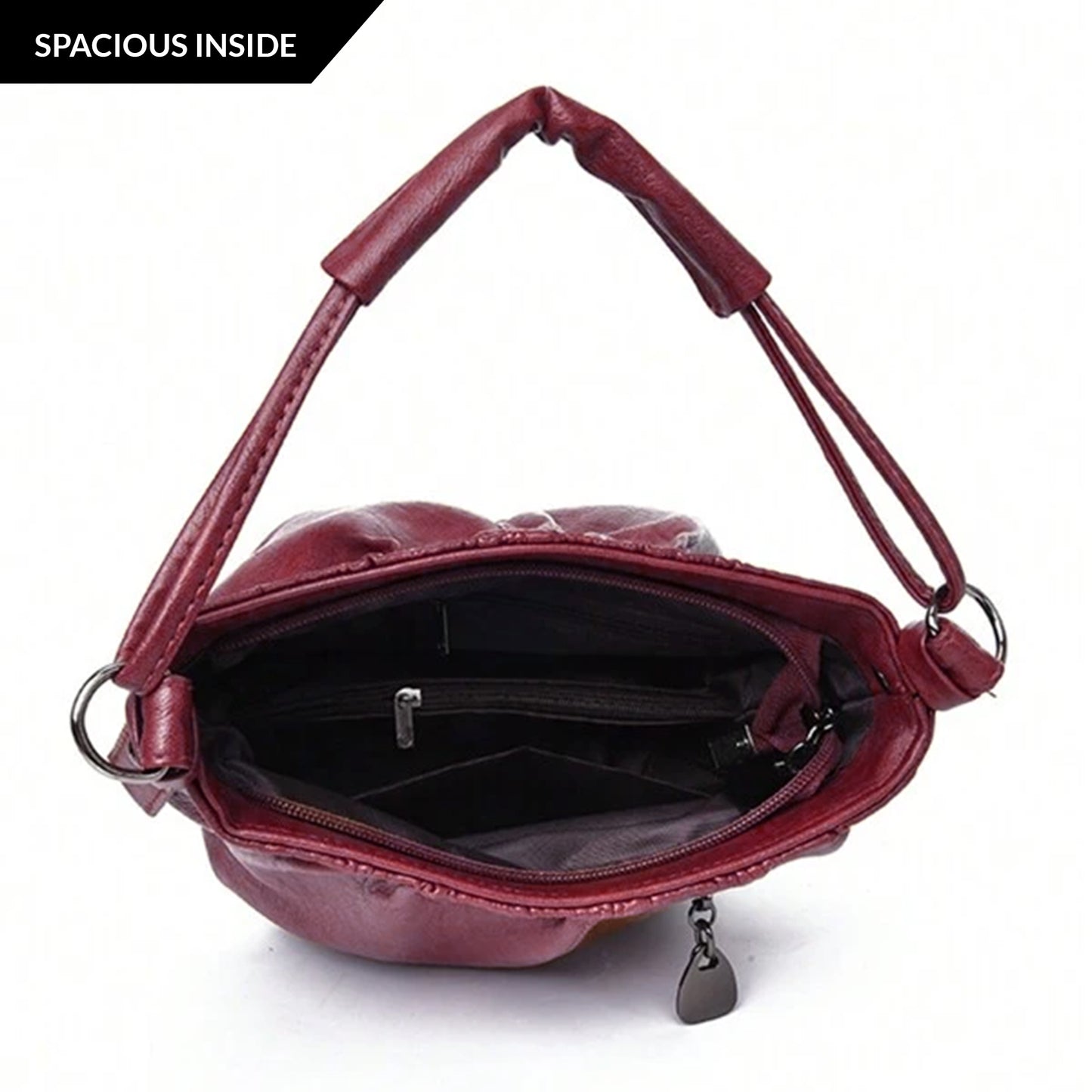 LuxeLeather Urbanite Bucket Bag