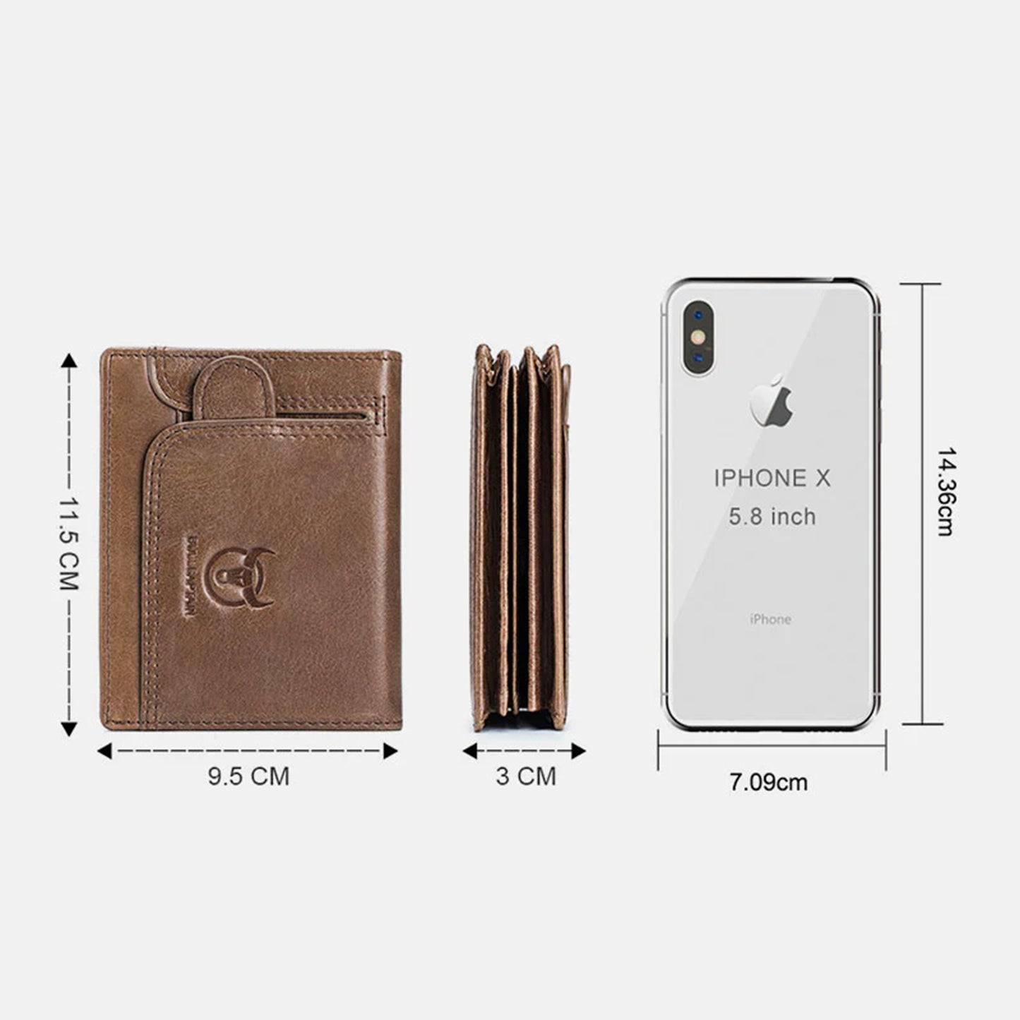 MultiHold Sleek RFID Shielded Vegan Leather Wallet