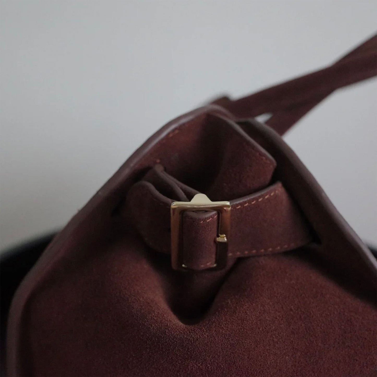 Italian Suede Large Capacity Minimalist Handbag
