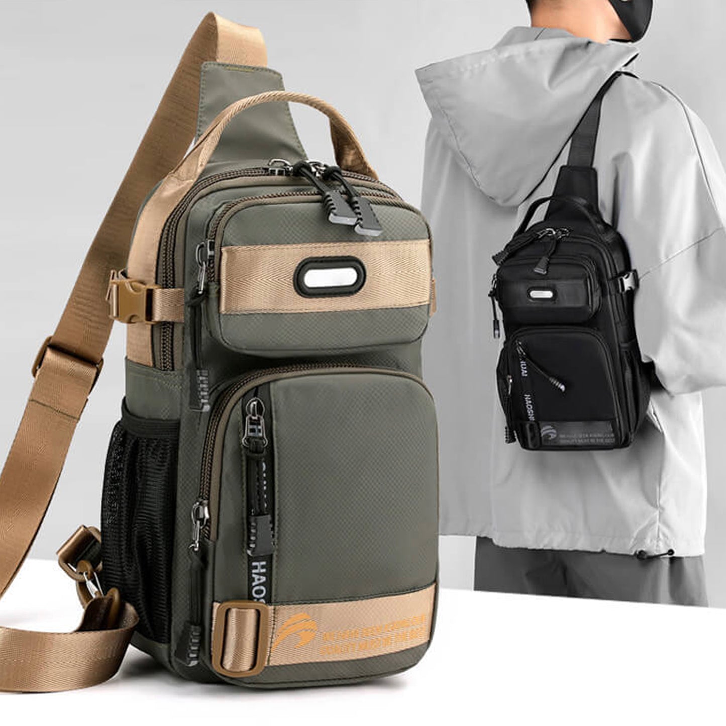 Resilient Durable Large Capacity Crossbody