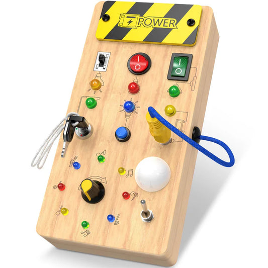 Montessori Wooden Smart Play Switchboard for Kid's