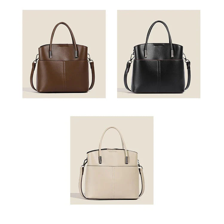 Women's Retro Leather Shoulder & Handbag