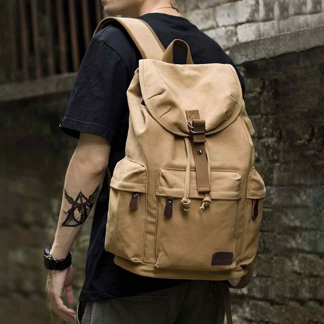 Vintage Canvas Backpack