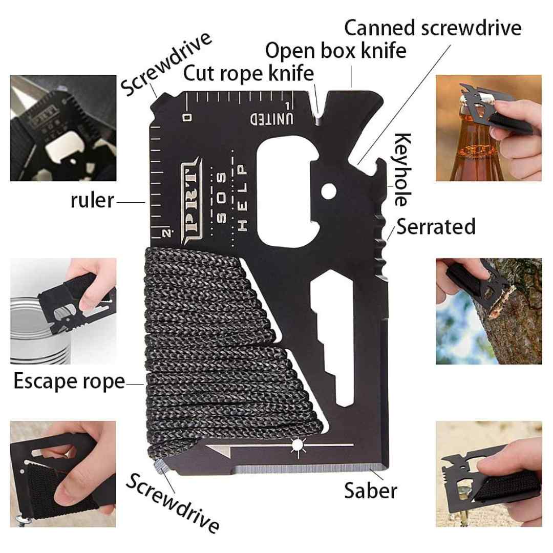 Multi-Purpose Survival Tool Card