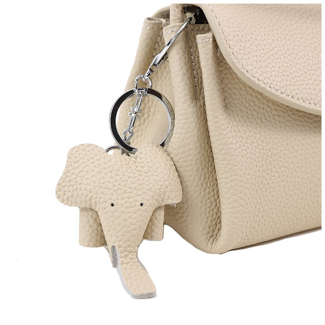 Elephant Pendant Crossbody Bag