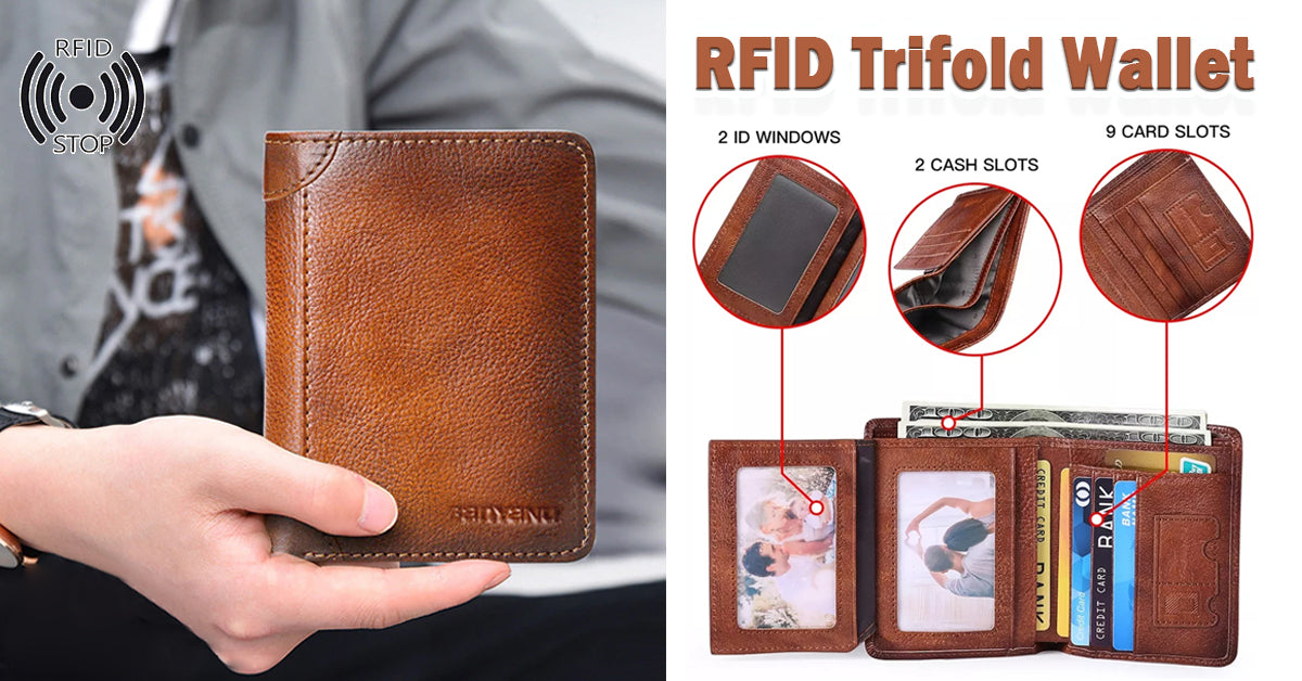 RIFD Trifold Wallet